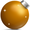 Golden ball icon